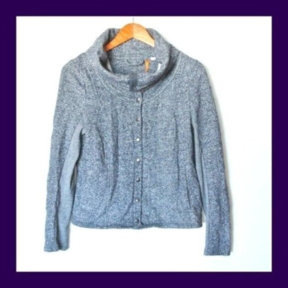 Anthropologie Saturday Sunday Cowl Neck Jacket M